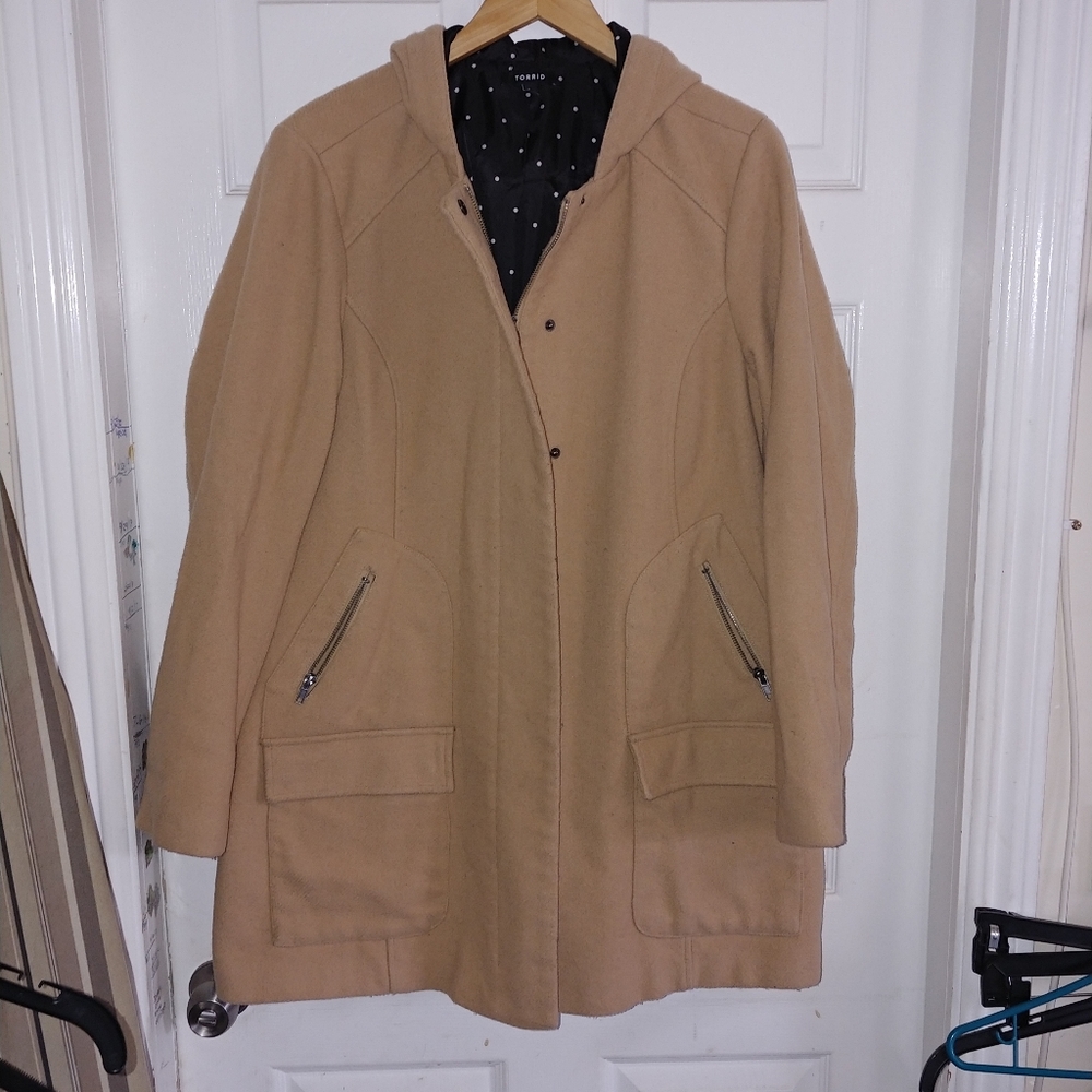 Torrid long coat size 1 or 14/16